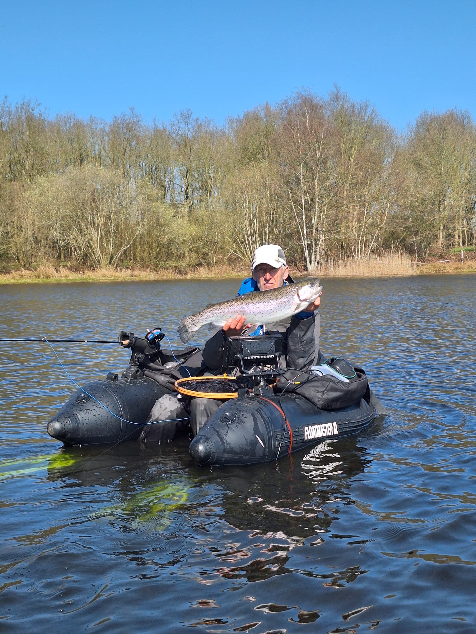 Martien met forel